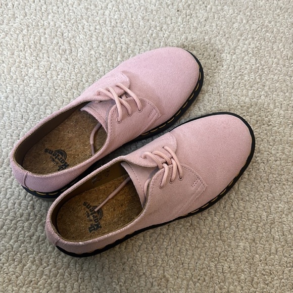 Dr. Martens 1461 Iced Suede Oxford shoes pink ice sole Sz37 US6 - Picture 6 of 12